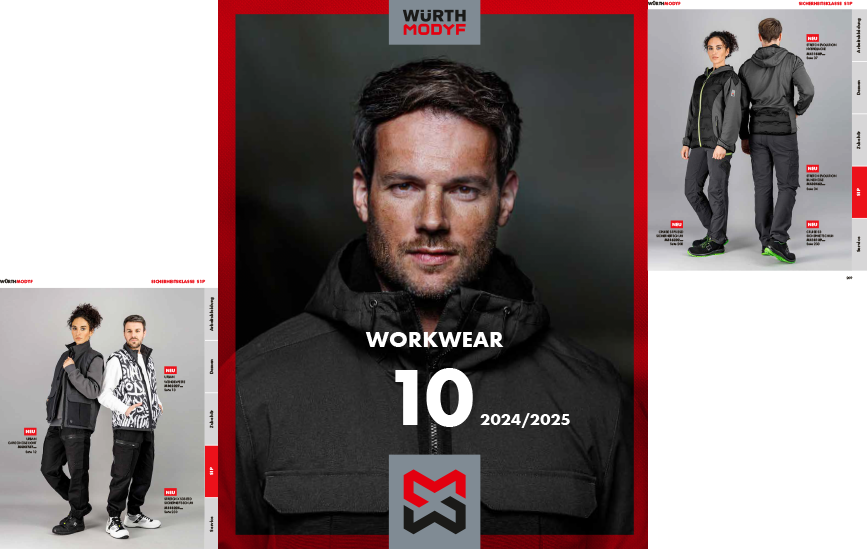 Jetzt den neuen Würth MODYF Workwear Katalog bestellen oder herunterladen